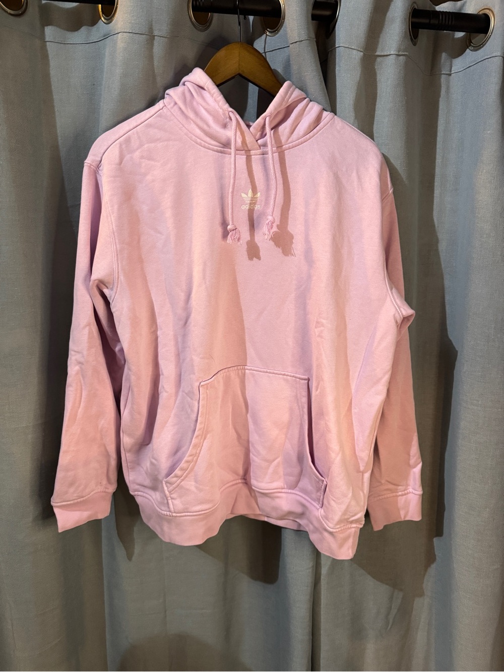 adidas Light Pink Women's Crewneck Hoodie Sweater